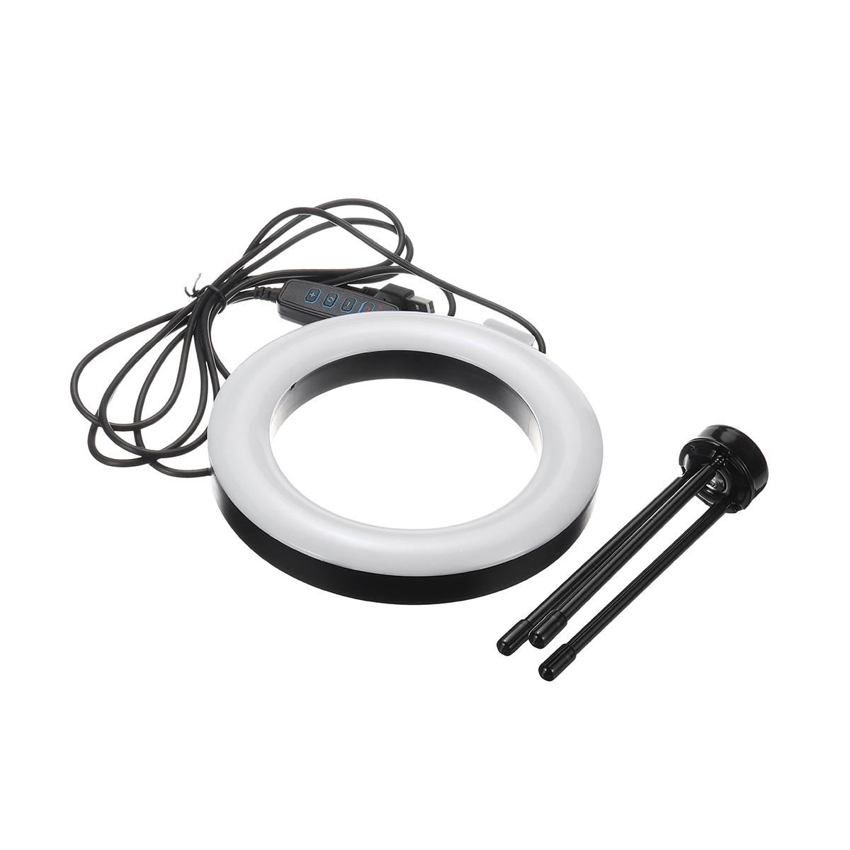 Photography-LED-Mirrors-Selfie-Ring-Light-260MM-Dimmable-Camera-Phone-Lamp-Fill-Light-with-Table-Tri-1632273-9