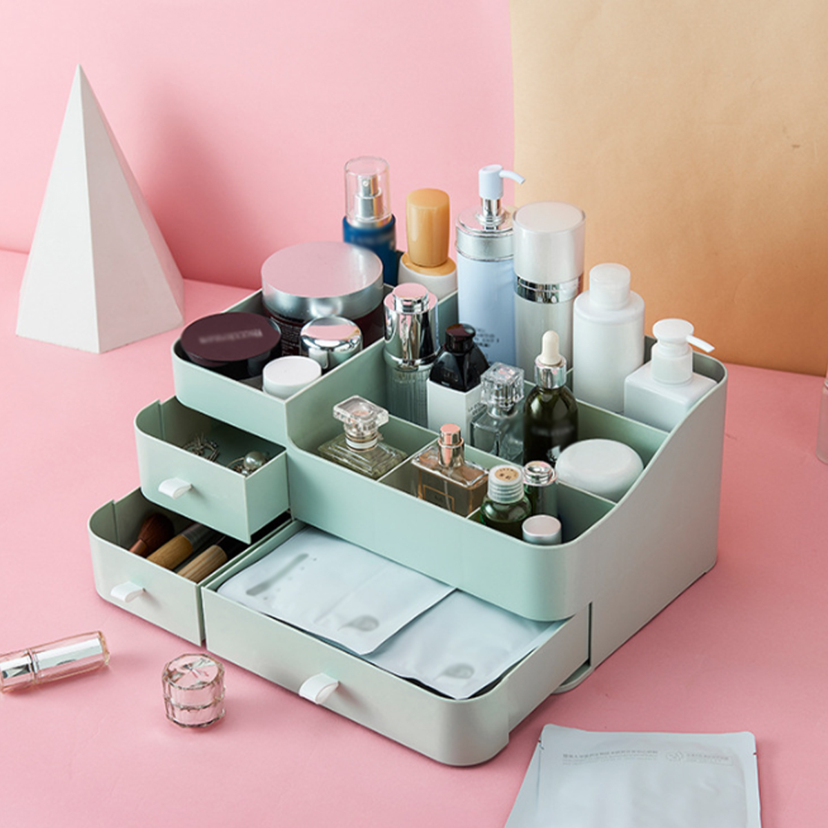 Plastic-Cosmetic-Organizer-Makeup--Holder-Drawers-Jewelry-Storage-Box-1815890-10
