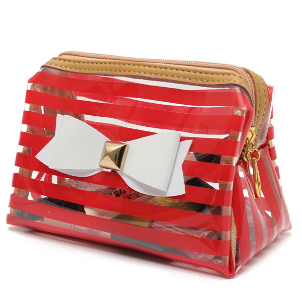 Stripe-Transparent-Cosmetic-Bag-Travel-PVC-Bow-Tie-Make-Up-Organizer-Case-1022883-5