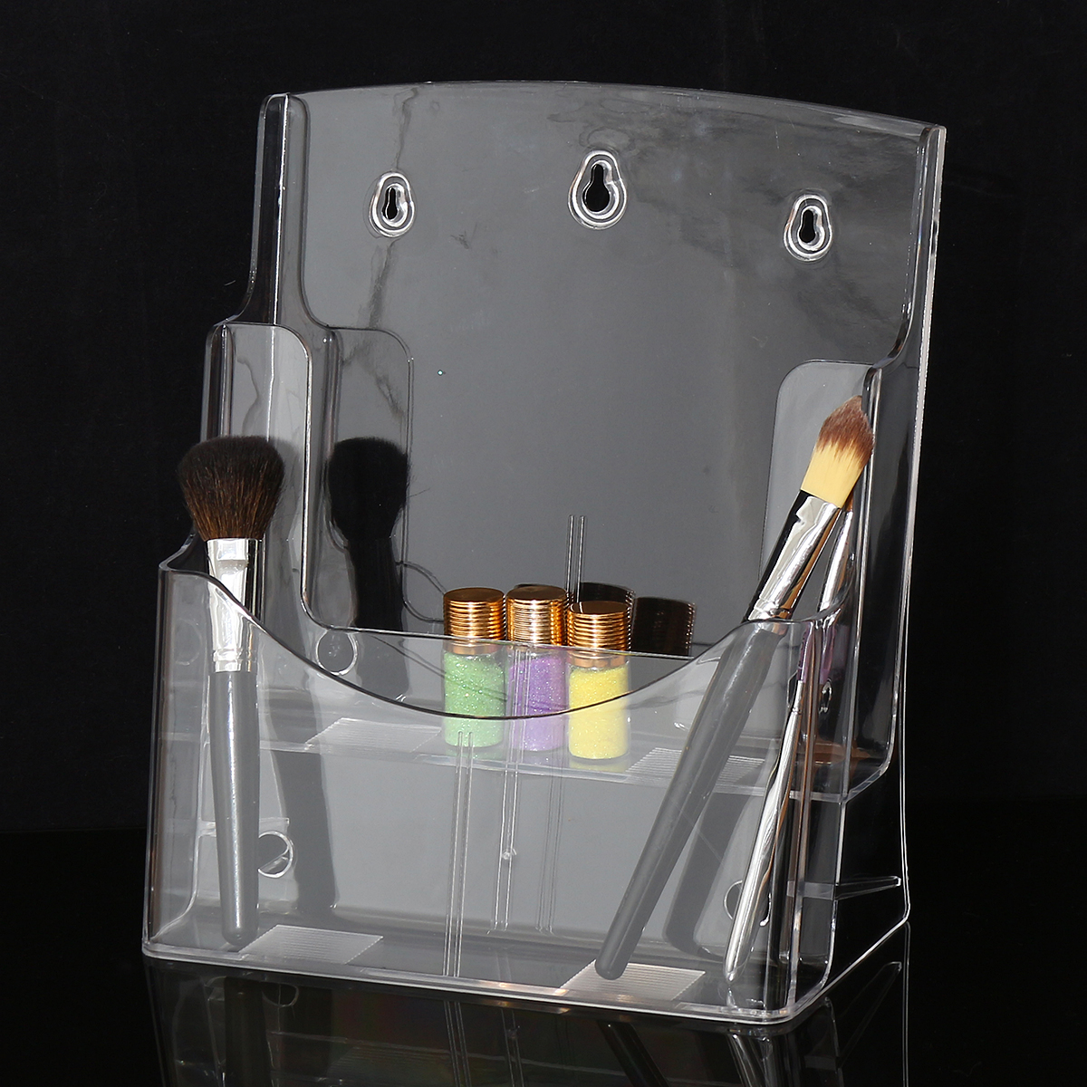 Two-Layer-Acrylic-Container-Nail-Polish-Display-Shelf-Makeup-Case-Cosmetic-Storage-Holder-Organizer-1337824-2