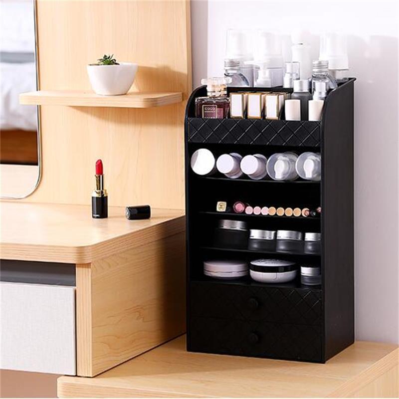 White-Plastic-Jewelry-Cosmetic-Storage-Bag-Small-Drawer-Organizer-Box-Multi-functional-Desk-Sundries-1658438-3