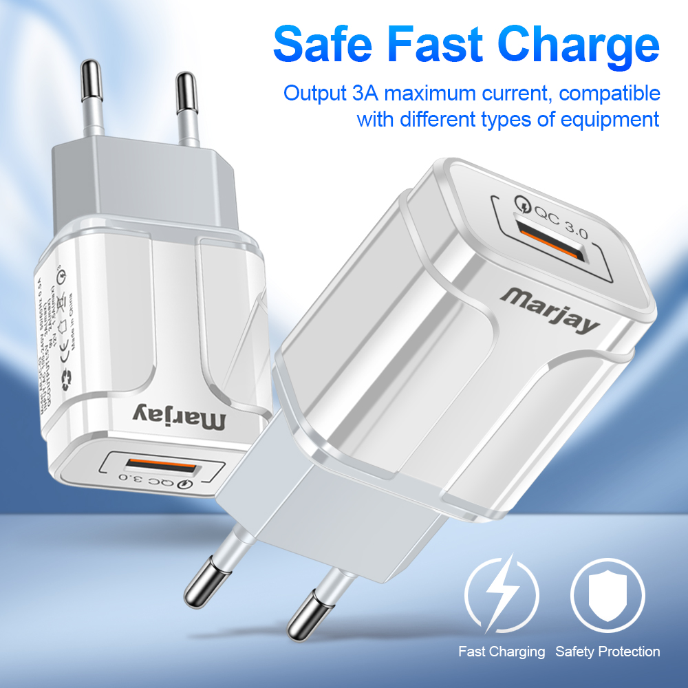 Marjay-18W-QC30-USB-Charger-Fast-Charging-for-Samsung-Galaxy-S21-Note-S20-ultra-Huawei-Mate40-P50-On-1848457-1