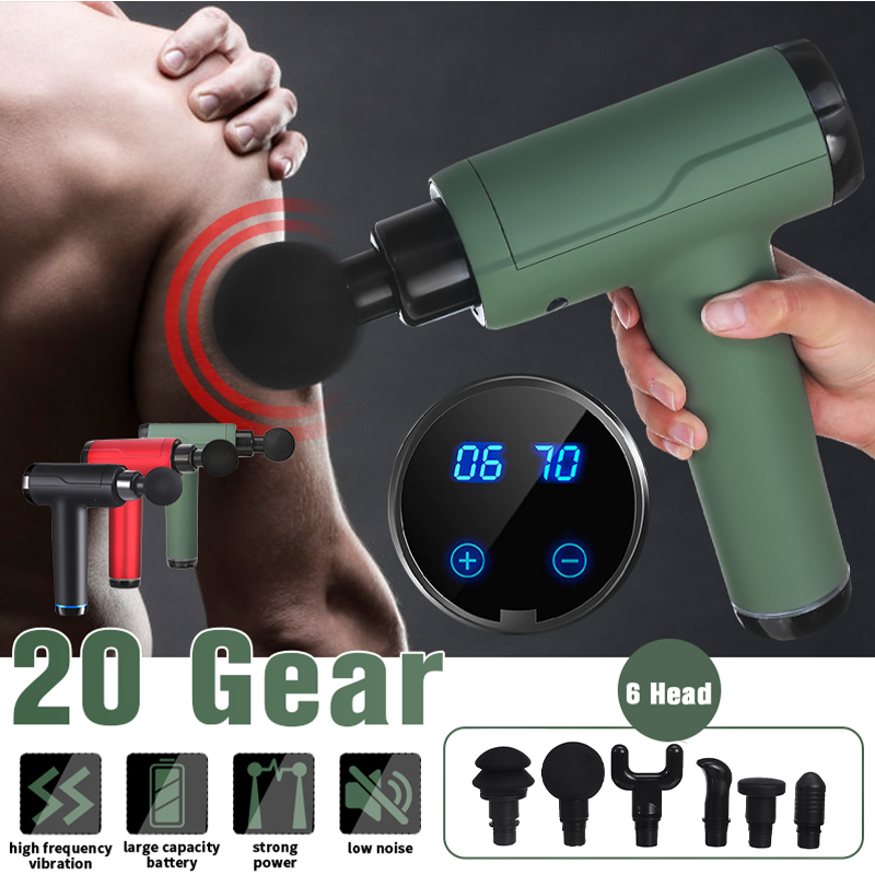 12V-20-Gear-Display-Electric-Percussion-Massager-6-Speeds-2000mAh-Fascia-Muscle-Vibrating-Relaxing-D-1649985-2