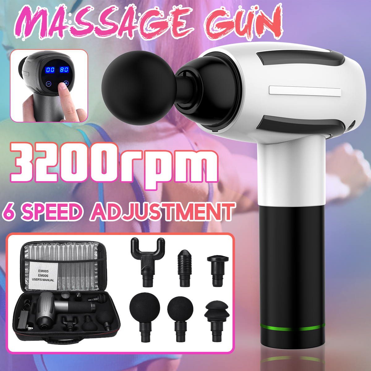 1500mah-6-speed-Display-Brushless-Muscle-Relief-Massage-Quiet-Vibration-Deep-Tissue-Electric-Massage-1621873-1