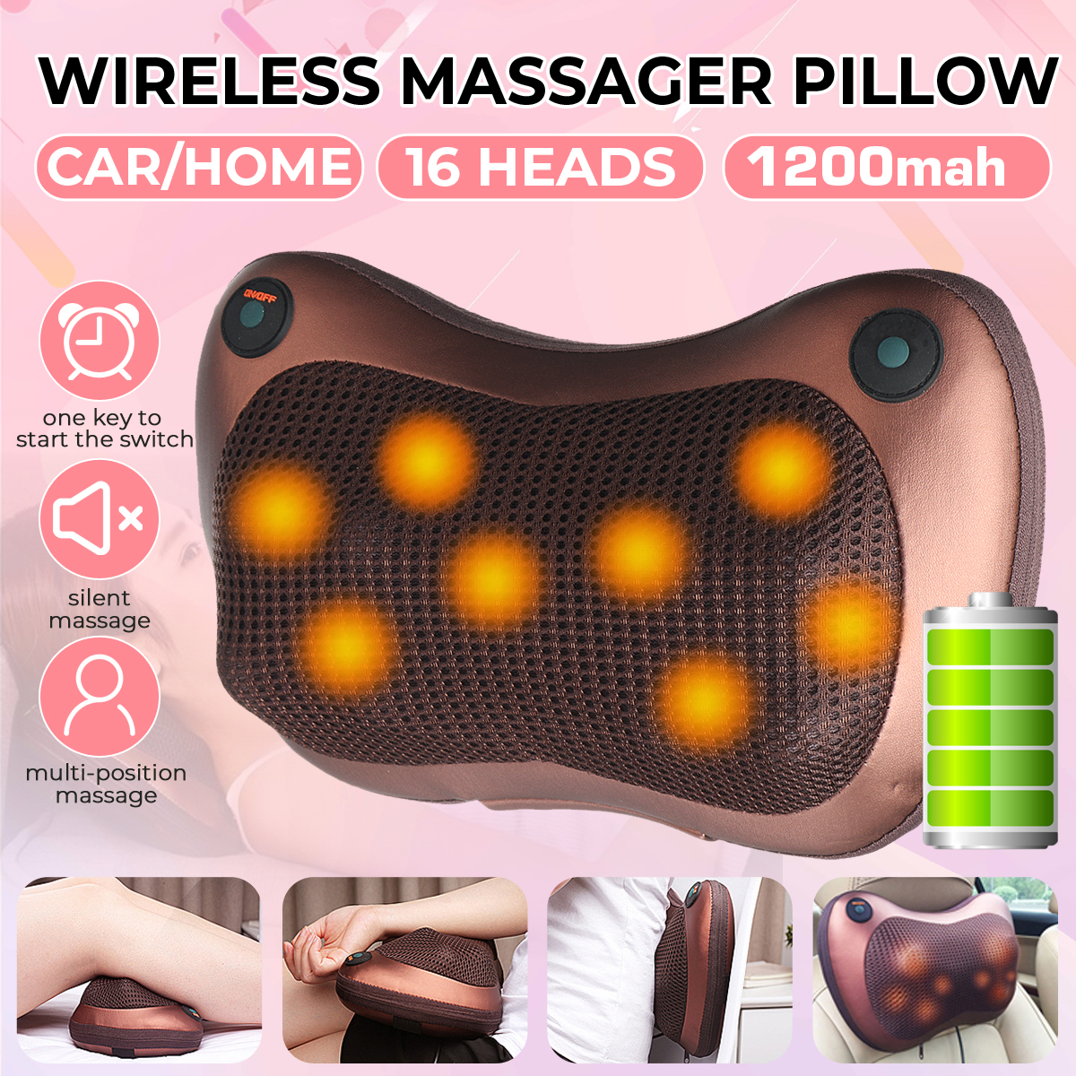 16-Heads-Electric-Massager-Pillow-Lumbar-Body-Neck-Back-Shiatsu-Kneading-Cushion-1693702-1
