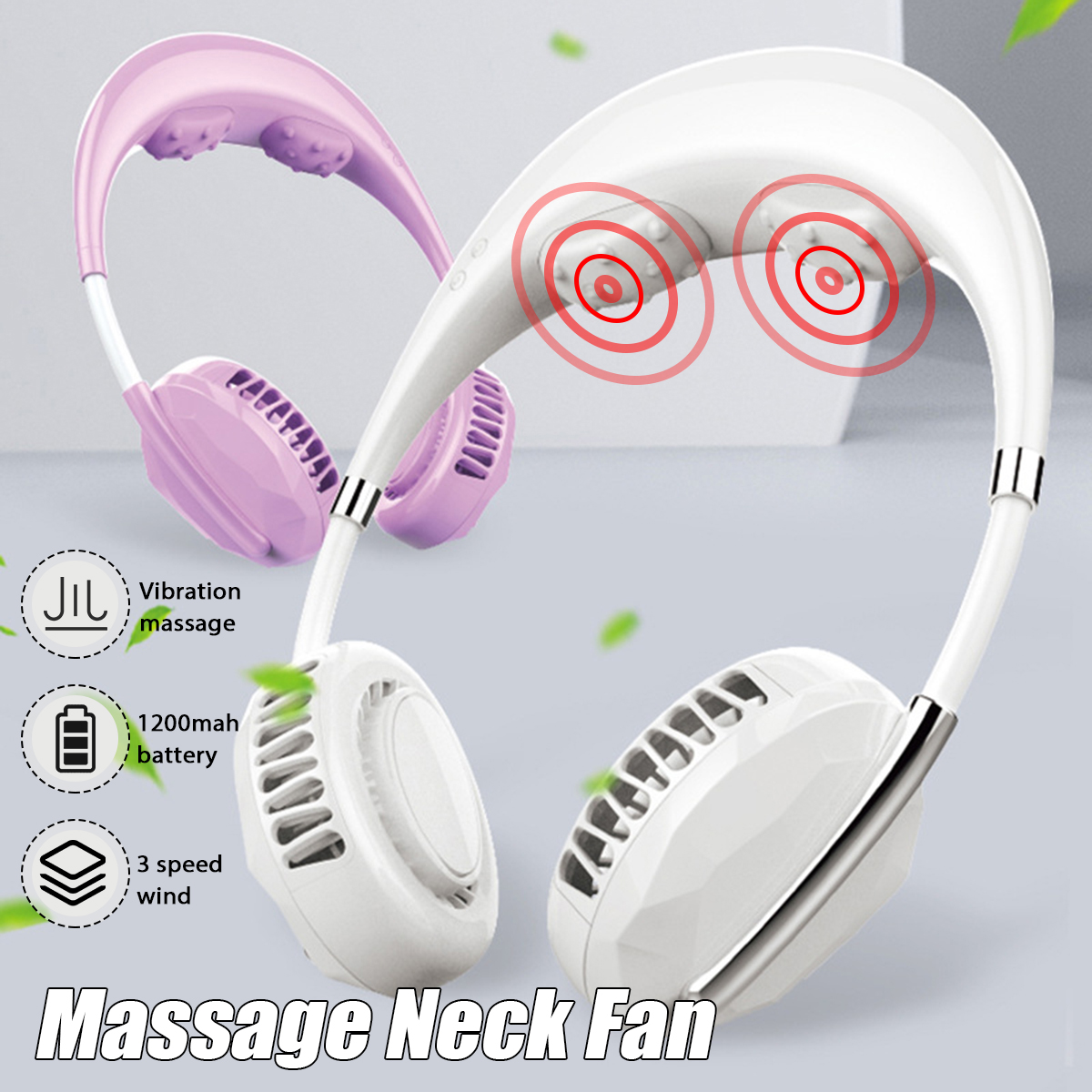 2-in-1-Neck-Vibration-Massager-Hanging-Sport-Fan-Rechargeable-360deg-Rotation-Turbofan-1848767-2