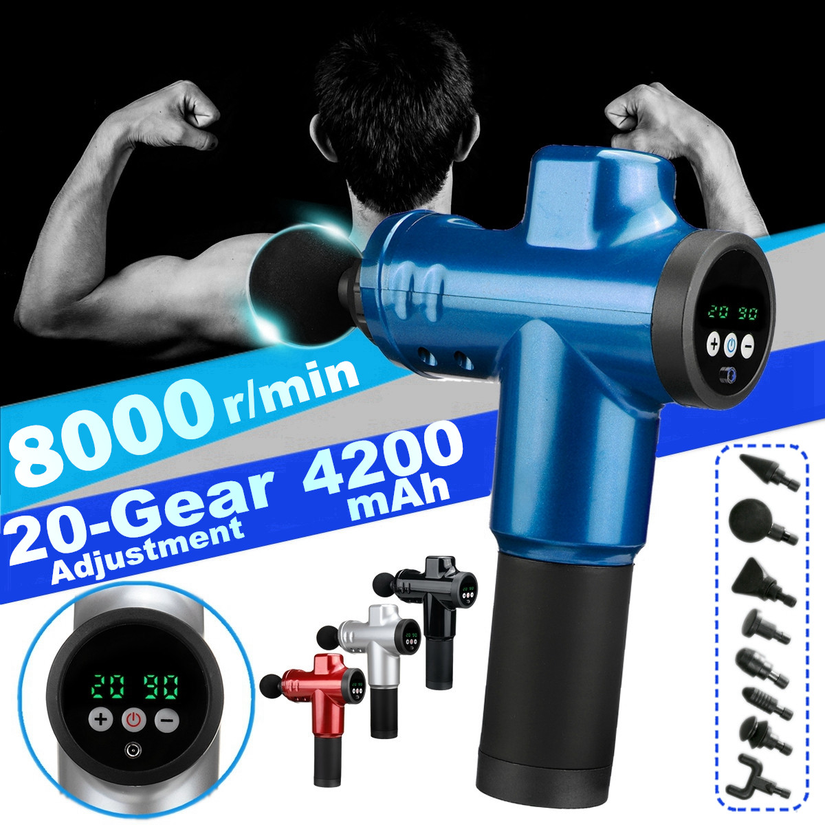20-Gears-LED-USB-Electric-Percussion-Massager-Muscle-Vibrating-Pain-Relaxing-Therapy-Device-W-8-Head-1733315-1