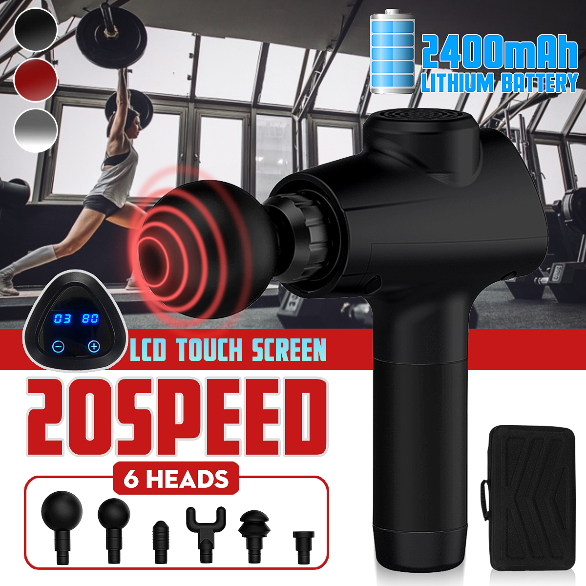 20-Speed-24V-2400mAh-Electric-Percussion-Massager-G-un-LCD-Muscle-Vibration-Relaxing-Therapy-Device-1574090-1