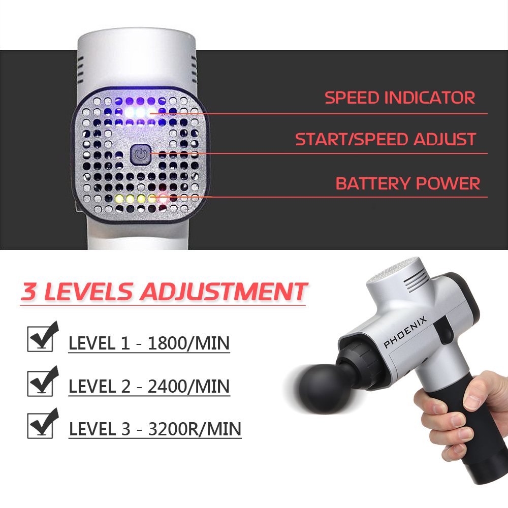 2600mAh-Brushless-Muscle-Relief-Percussion-Massager-4-Head-Handheld-Deep-Tissue-Electric-Massager-1586529-6
