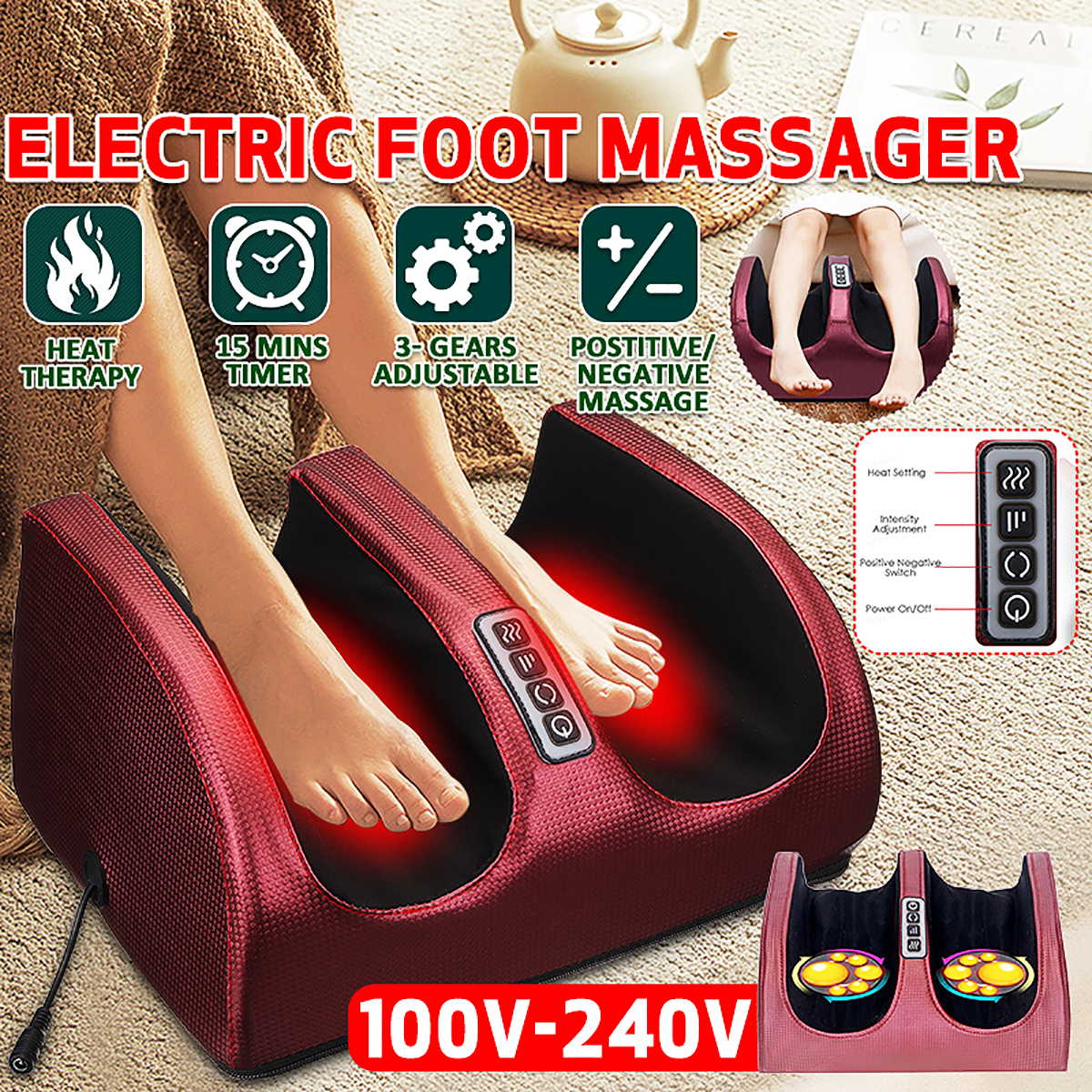 3-Levels-Electric-Foot-Massager-Calf-Leg-Air-Compression-Hot-Compress-Massage-Machine-Foot-Care-1808689-2