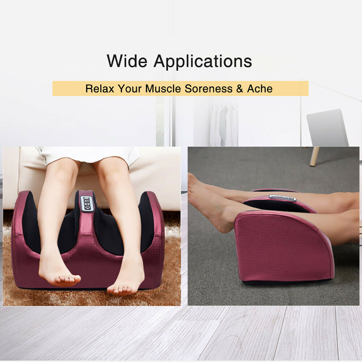 3-Levels-Electric-Foot-Massager-Calf-Leg-Air-Compression-Hot-Compress-Massage-Machine-Foot-Care-1808689-8