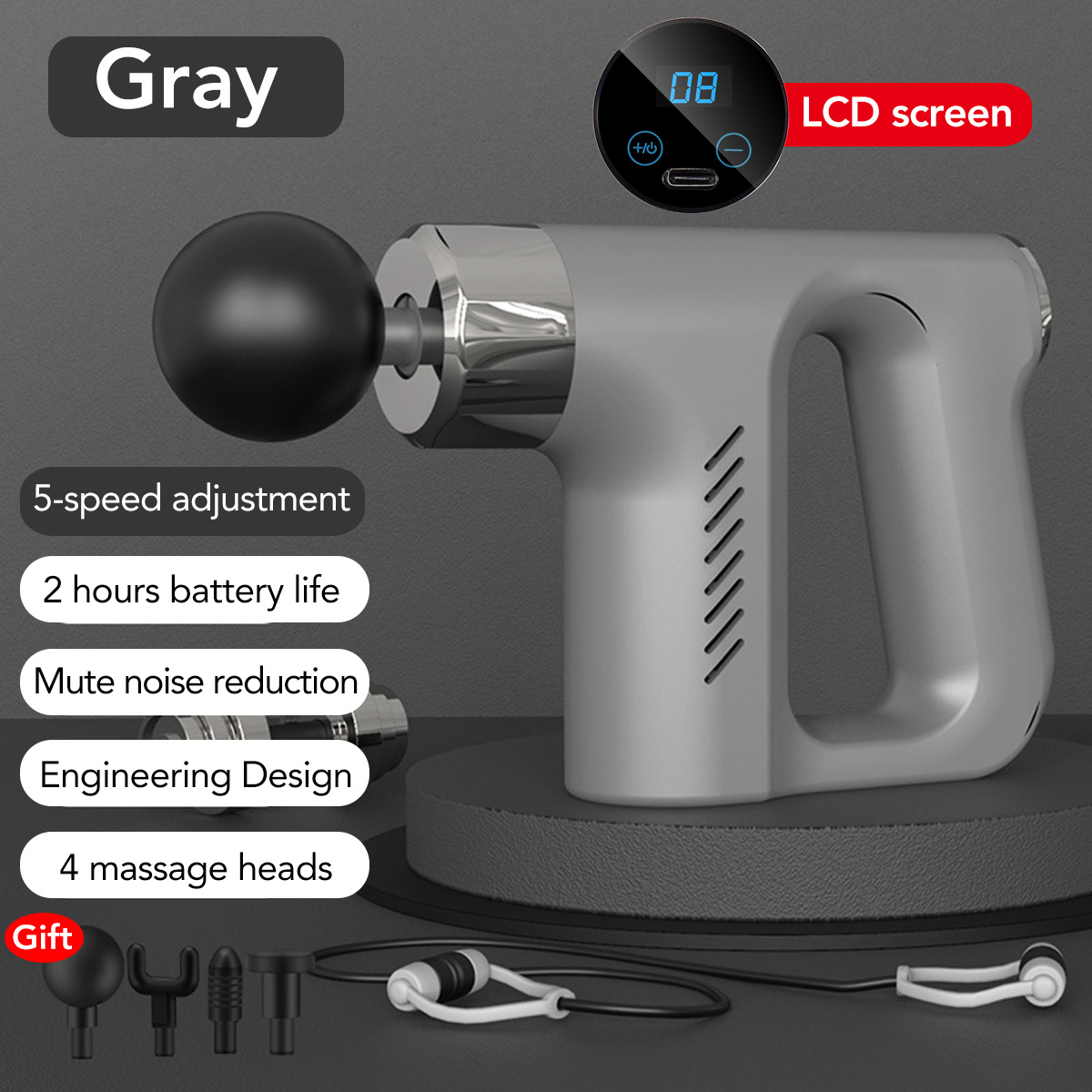 4-Heads-Electric-Massage-Gun-LCD-Touch-Sports-Muscle-Relaxing-Massager-5-gear-Deep-Tissue-Musle-Mass-1930940-11