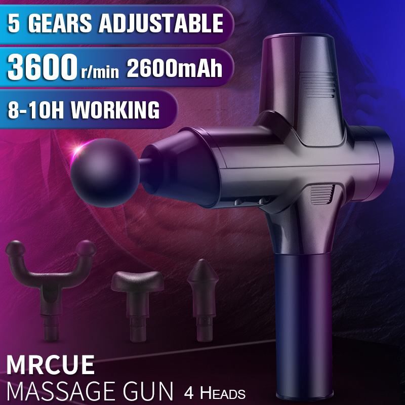 5-Gears-2600mAh-Electric-Percussive-Massager-Muscle-Vibration-Therapy-Device-with-4-Heads-1628580-2