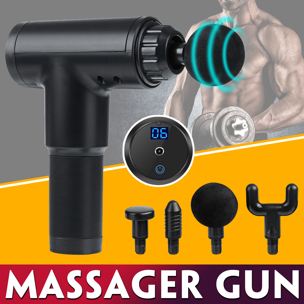 7200rpm-2500mah-LCD-Electric-Fascia-Massager-6-Speeds-Muscle-Pain-Relief-Therapy-Device-W-4-Head-1733373-2
