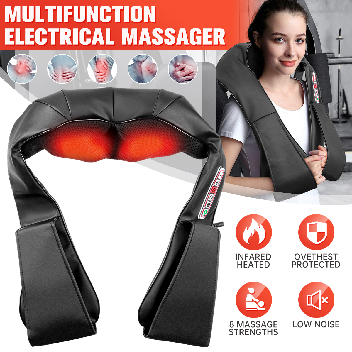 8-Heads-Electrical-Knock-Back-Neck-Shoulder-Massager-Body-Infrared-3D-Knocking-Massager-1834186-1