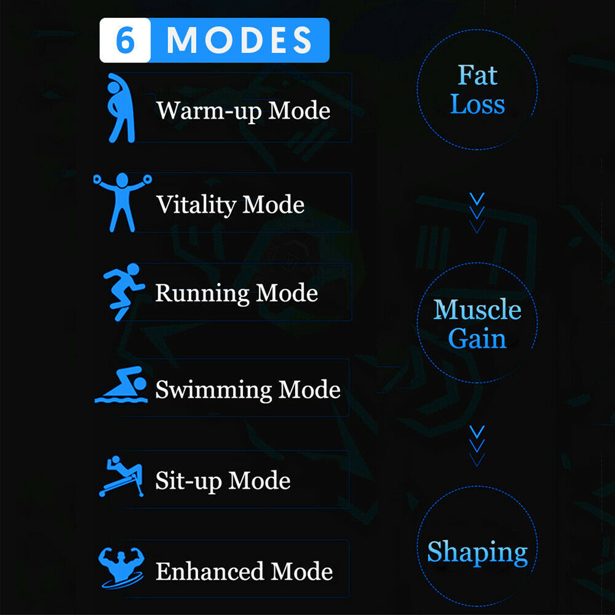 8Pcs-Abdominal-Patch-Rechargeable-Muscle-Stickers-Abdominal-Health-Equipment-1695477-2