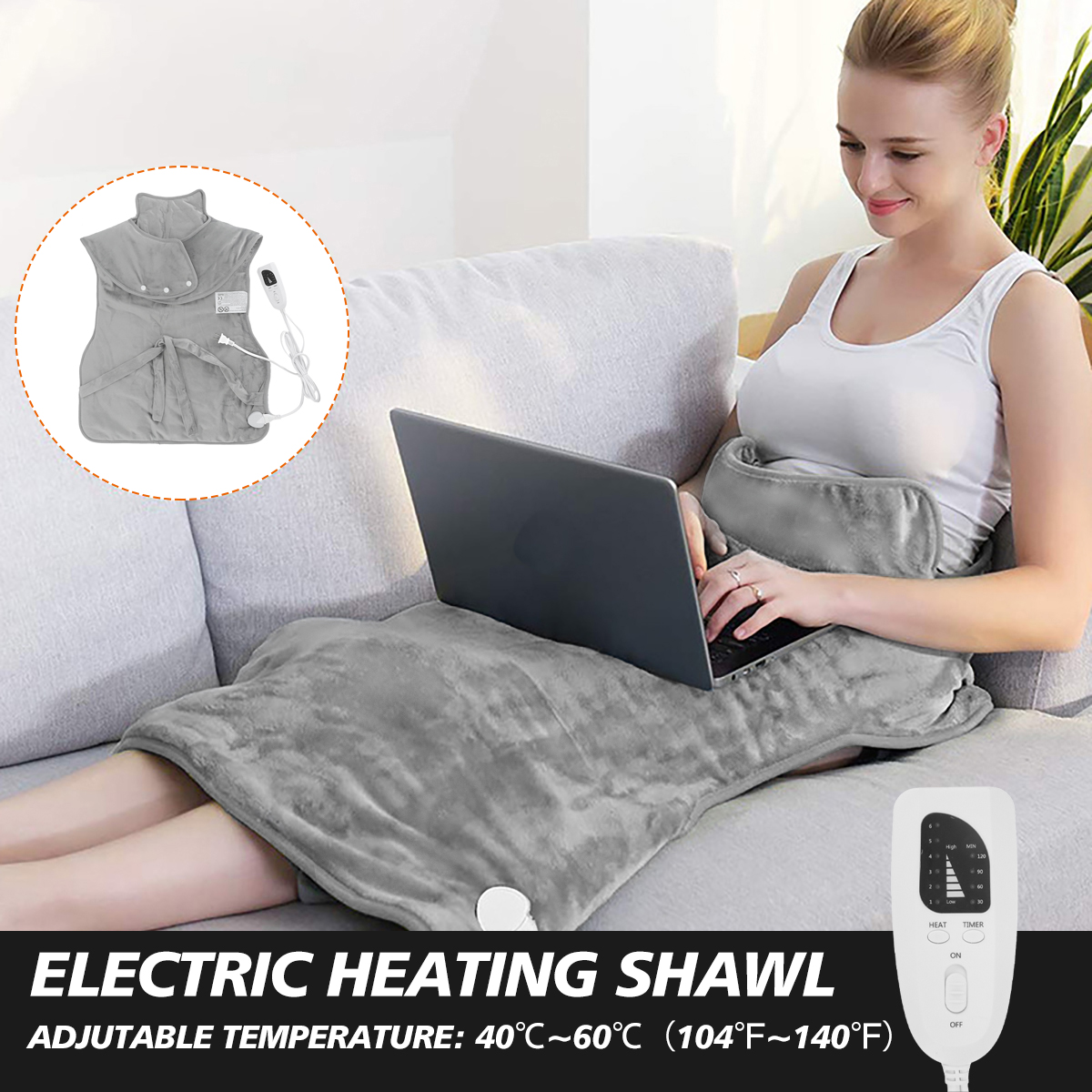 Dehumidification-Smart-Electric-Heating-Shawl-6-level-Temperature-Adjustment-Electric-Heating-Blanke-1936106-3