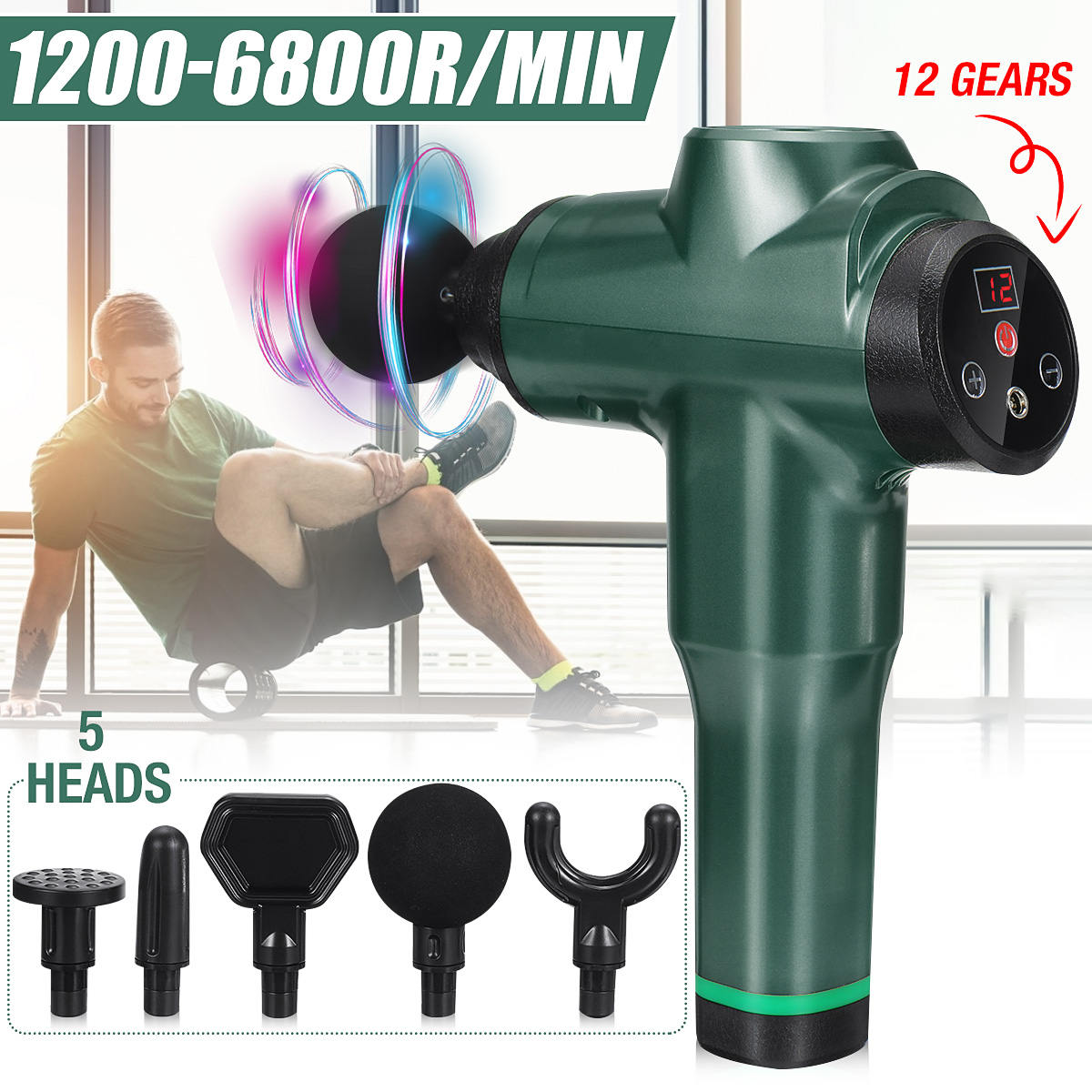 Display-12-Gear-Percussion-Massager-3600mAh-Vibration-Deep-Tissue-Muscle-Relaxation-Electric-Massage-1682388-1