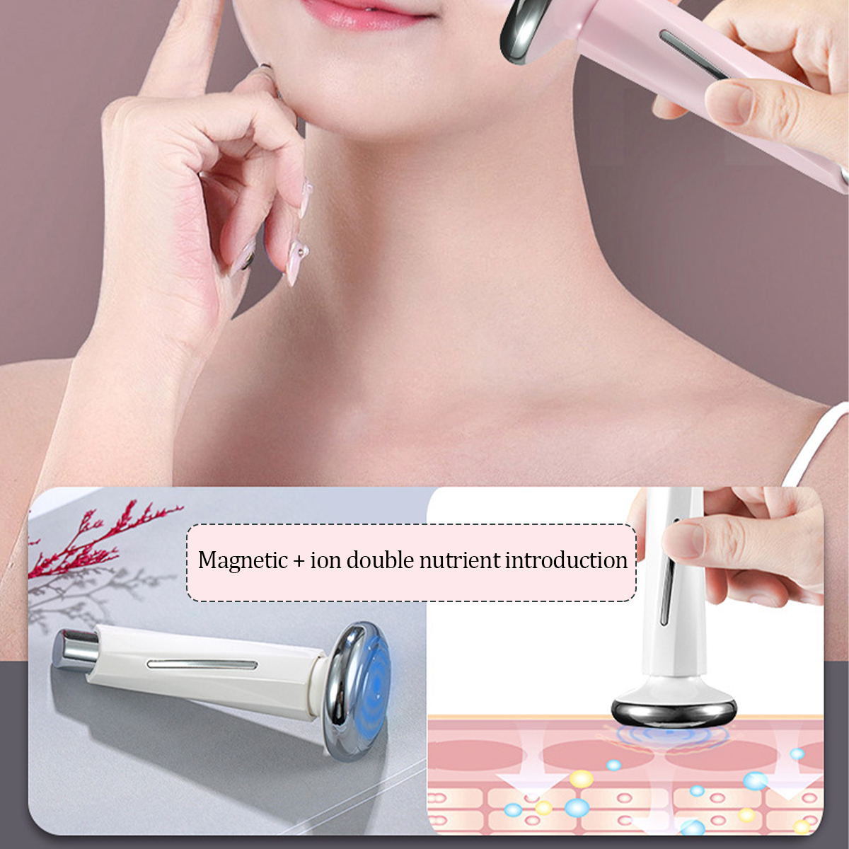 Electric-Magnetic-Vibration-Facial-Massager-Portable-Eyes-Skin-Rejuvenation-Lifting-Wrinkle-Remover--1579656-3