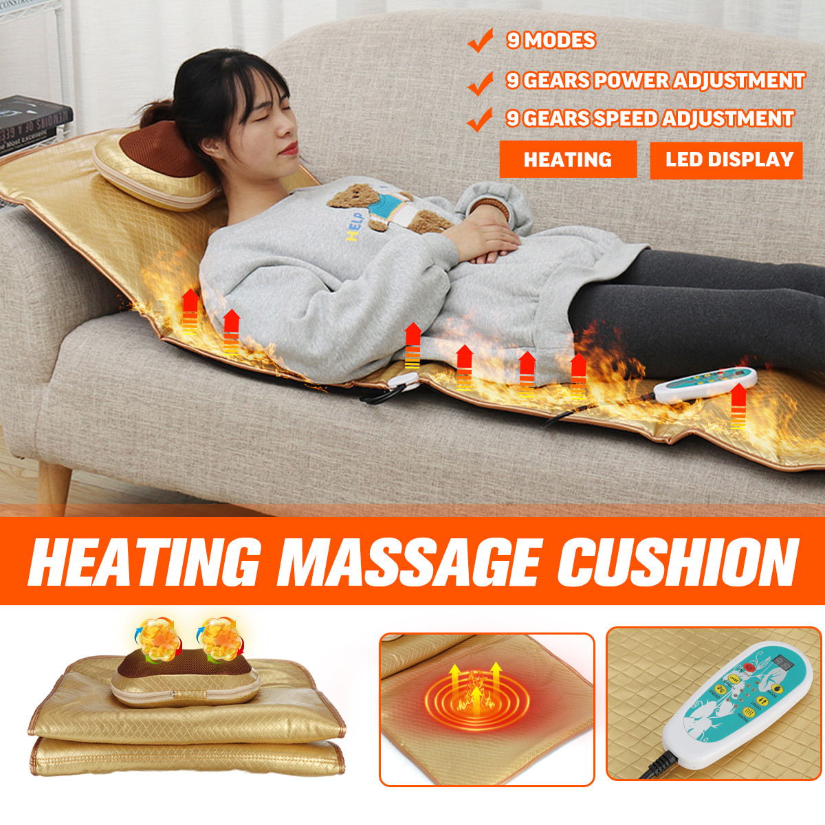 Electric-Massage-Cushion-9-Modes-9-Speed-9-Strength-Neck-Back-Buttocks-Massage-Cushion-Promote-Blood-1807046-2