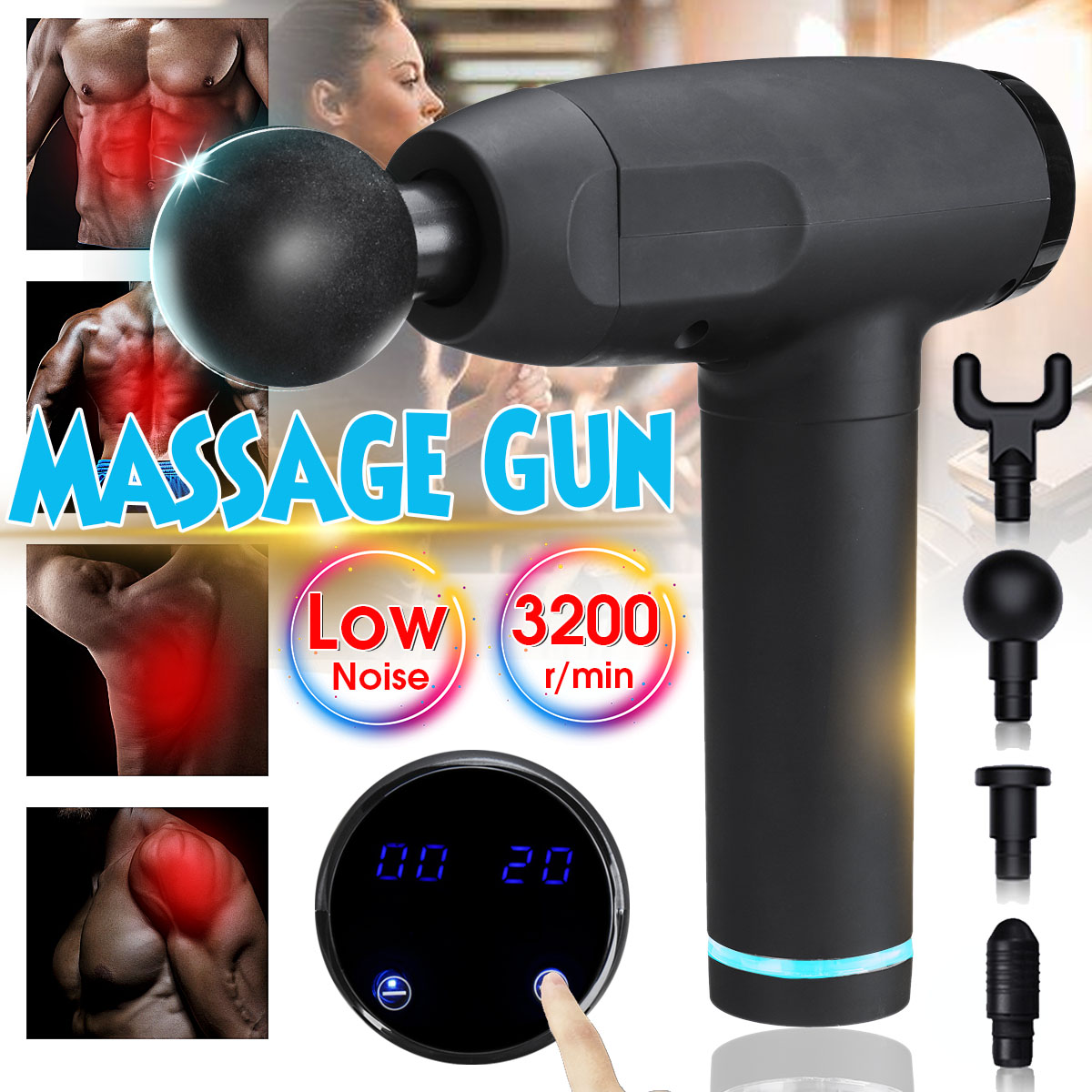 Electric-Percussion-Massager-Rechargeable-Deep-Muscles-Shock-Vibration-Relaxing-Therapy-Device-1684990-2