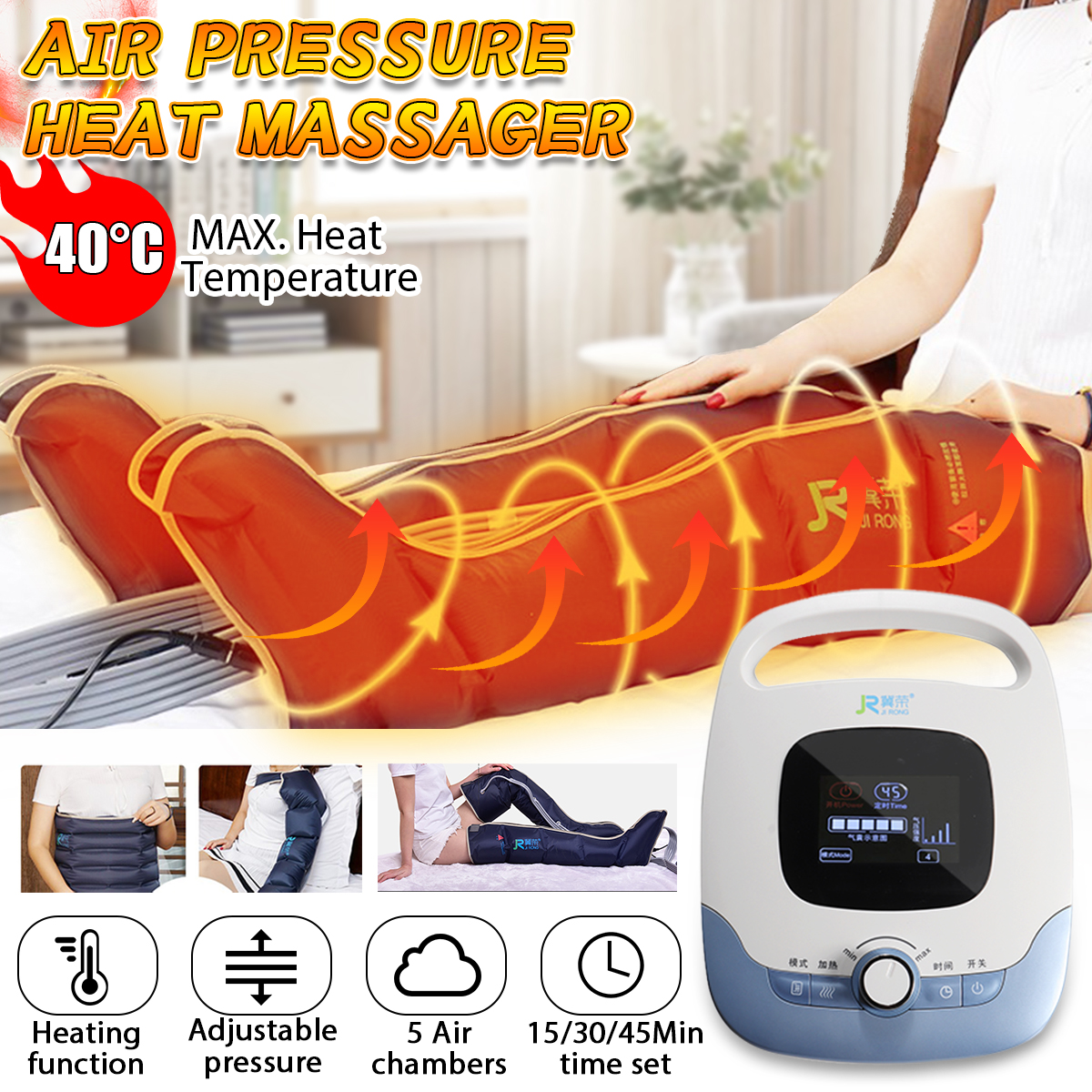 Hot-Compress-Leg-Massager-LCD-Display-Five-gear-Pressure-Adjustment-Pneumatic-Air-Wave-Massager-Timi-1952946-1