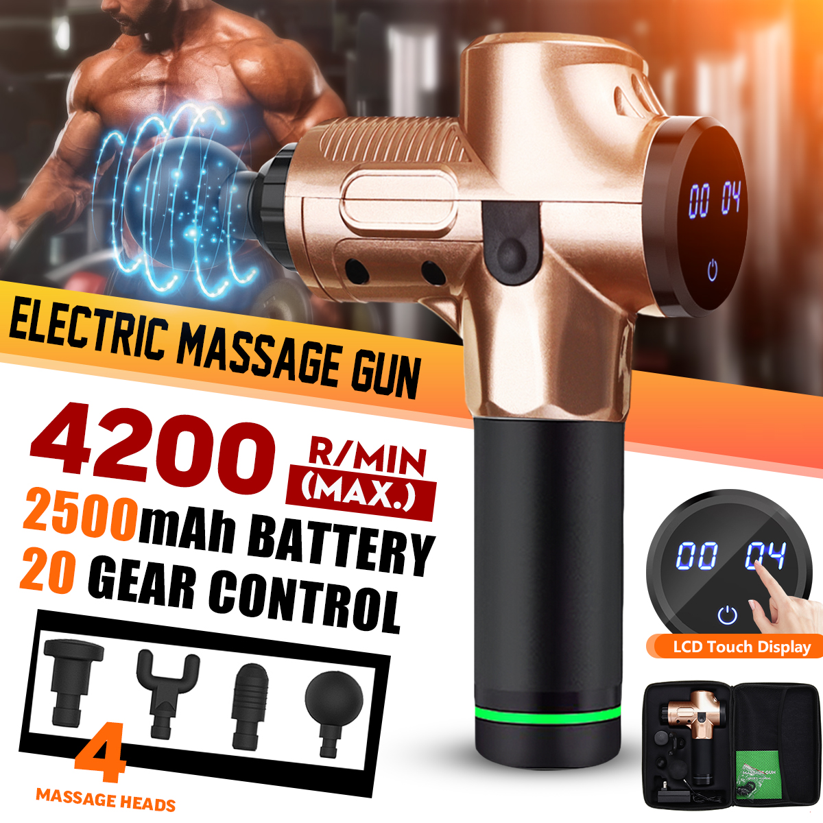 LCD-Display-Electric-Massage-Gun-Intelligent-20-gear-Speed-Adjustment-Massage-Gun-Handheld-Relaxing--1937550-1