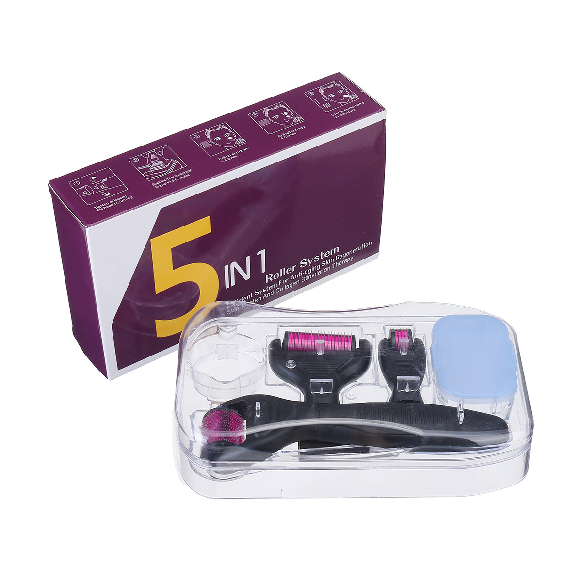 Microneedle-Micro-Needle-Roller-Kit-Therapy-Skin-Care-05-20mm-Anti-aging-Acne-1820421-9