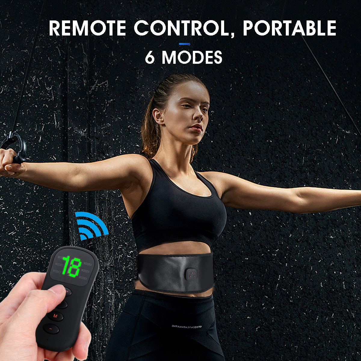 USB-Charging-Abdominal-Muscle-Massager-Belt-6-Modes-Fitness-Exercise-Tool-Body-Shaper-1744362-5