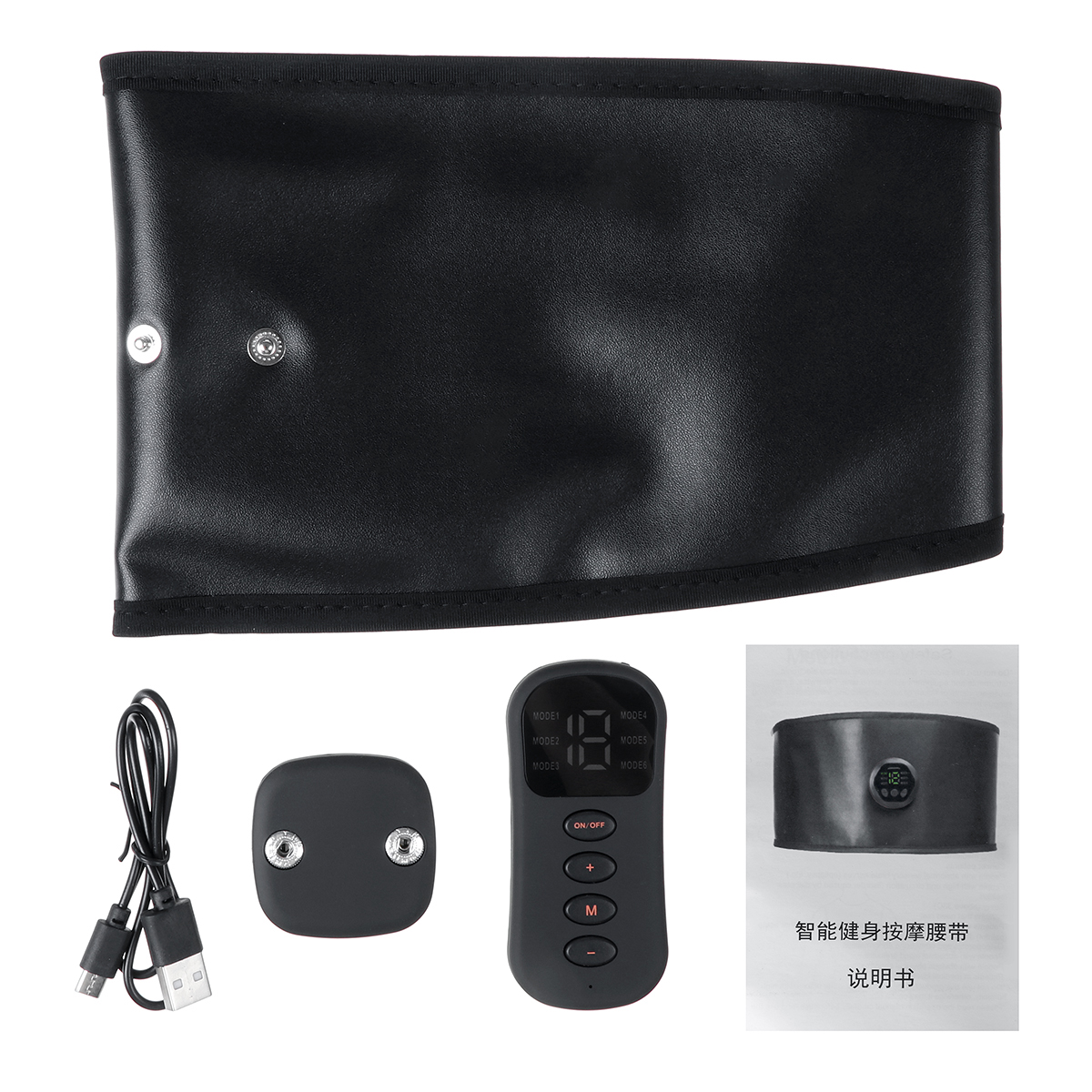 USB-Charging-Abdominal-Muscle-Massager-Belt-6-Modes-Fitness-Exercise-Tool-Body-Shaper-1744362-7