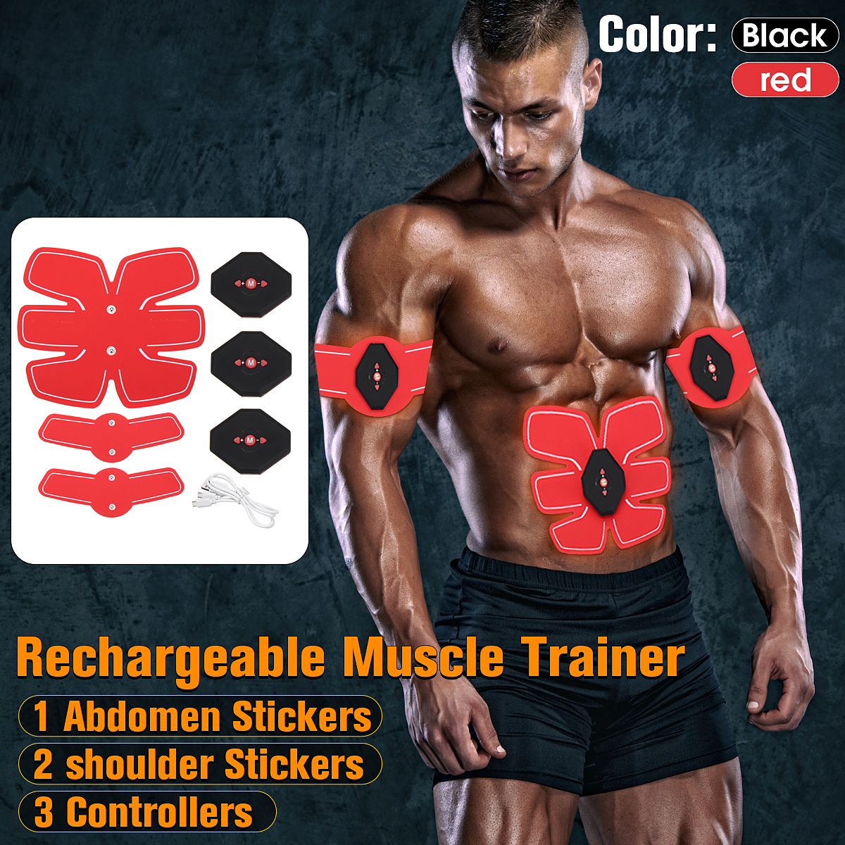 Yunai-Unisex-Abdominal-Toning-Arm-Muscle-Stimulator-Belt-EMS-Training-Body-Exercise-Trainer-Toner-AB-1638500-1