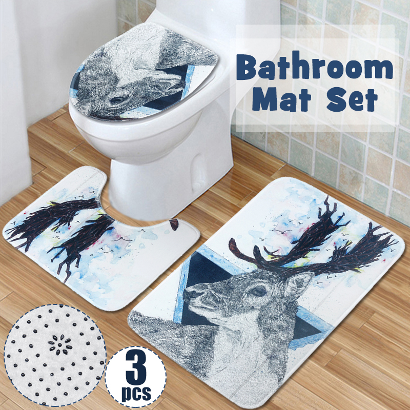 3-Pcs-Bath-Mat-Non-Slip-Pedestal-Floor-Carpet-Rugs-Toilet-Lid-Cover-Bathroom-1537677-1