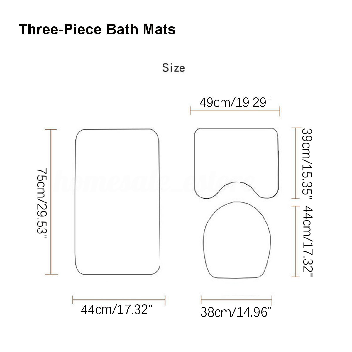 4-PcsSet-Shower-Curtain-Waterproof-Bathroom-Bath-Mat-Rug-Toilet-Lid-Cover-Home-1547578-3