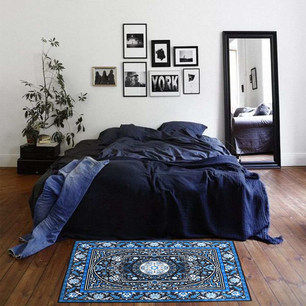 Anti-Slip-Floor-Mat-Navy-Blue-Super-Soft-Print-Traditional-Persian-Door-Entrance-Mat-1961480-2