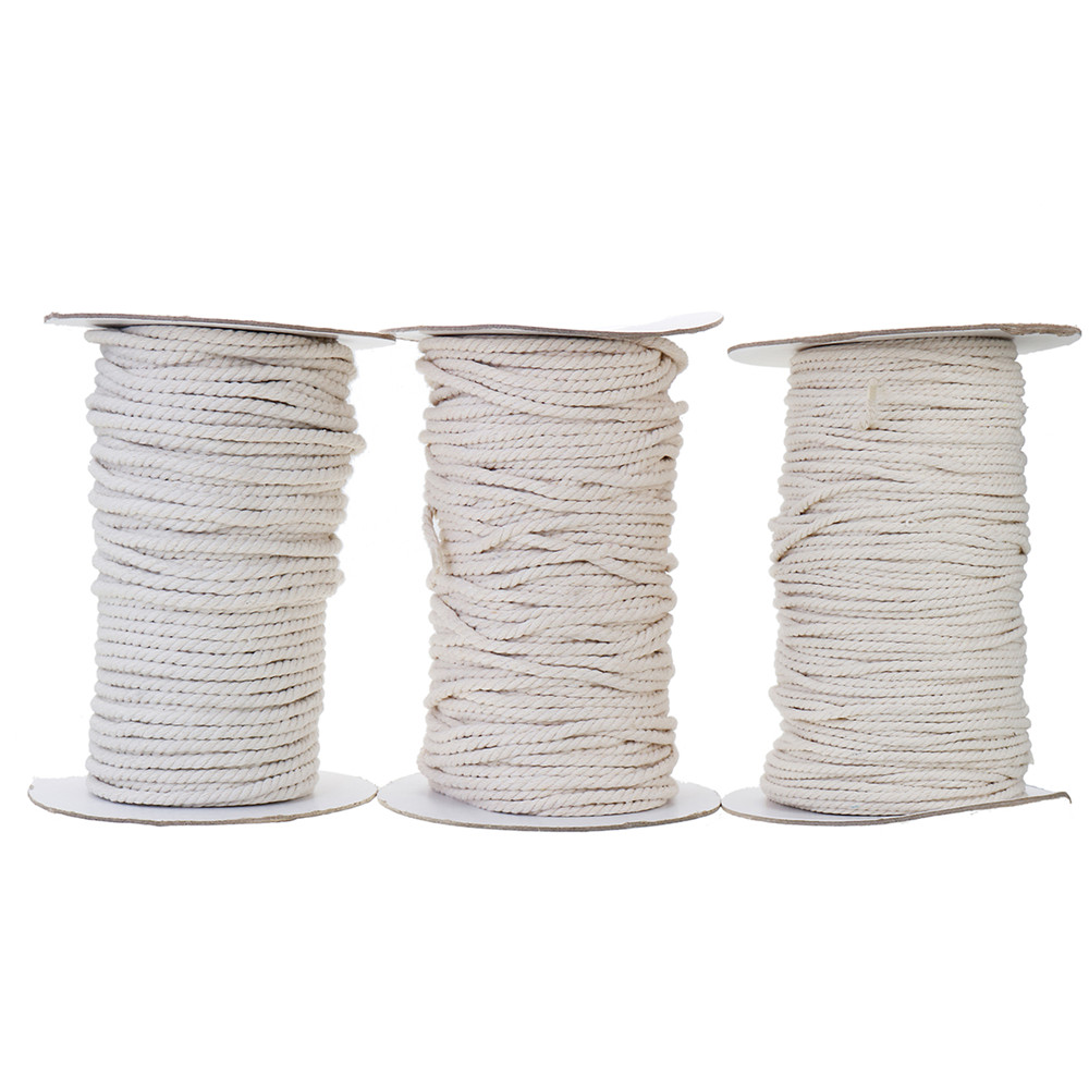 3456mm-Natural-White-Braided-Wire-Cotton-Twisted-Cord-Rope-DIY-Craft-Macrame-String-1338319-1