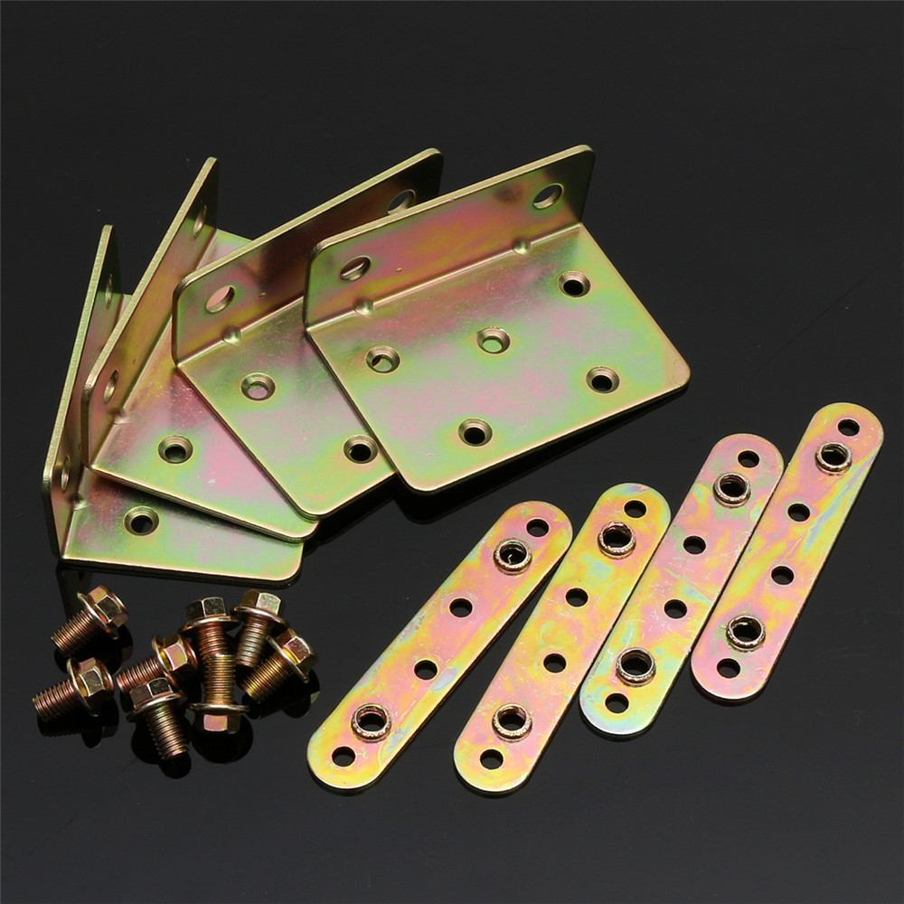 8pcs-Gold-Metal-Bed-Connection-Hinge-Furniture-Home-Buckle-Hook-Rail-Bracket-Connecting-Fittings-1518331-7