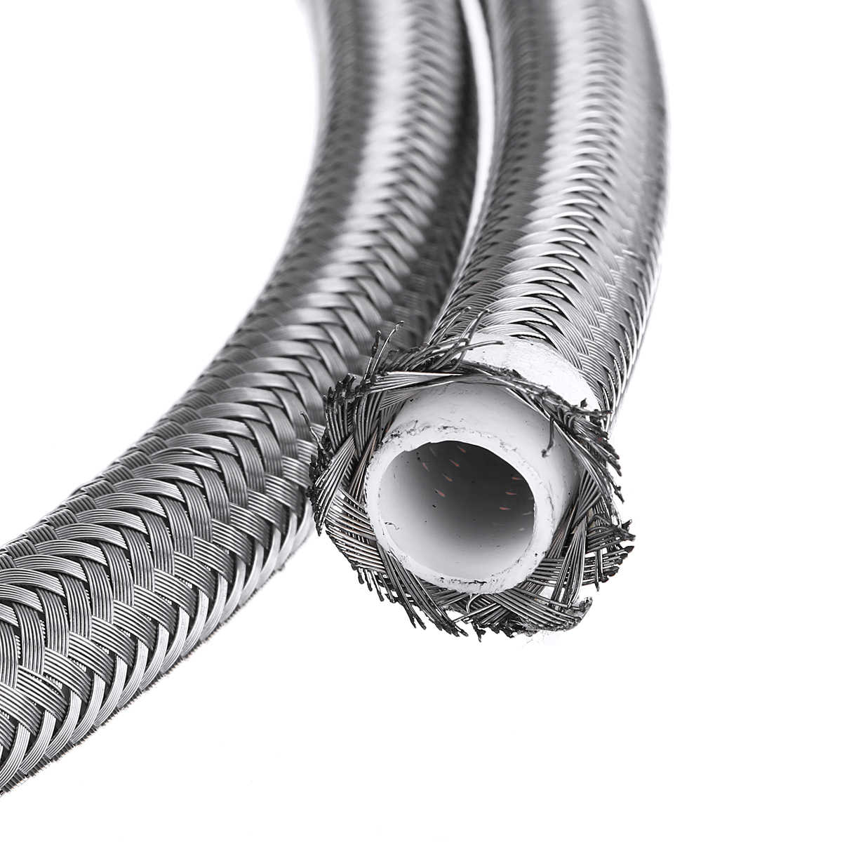 AN3-AN4-AN6-AN8-AN10-10FT-3048cm-Fuel-Hose-Oil-Gas-Line-PTFE-Stainless-Steel-Braided-1683185-4