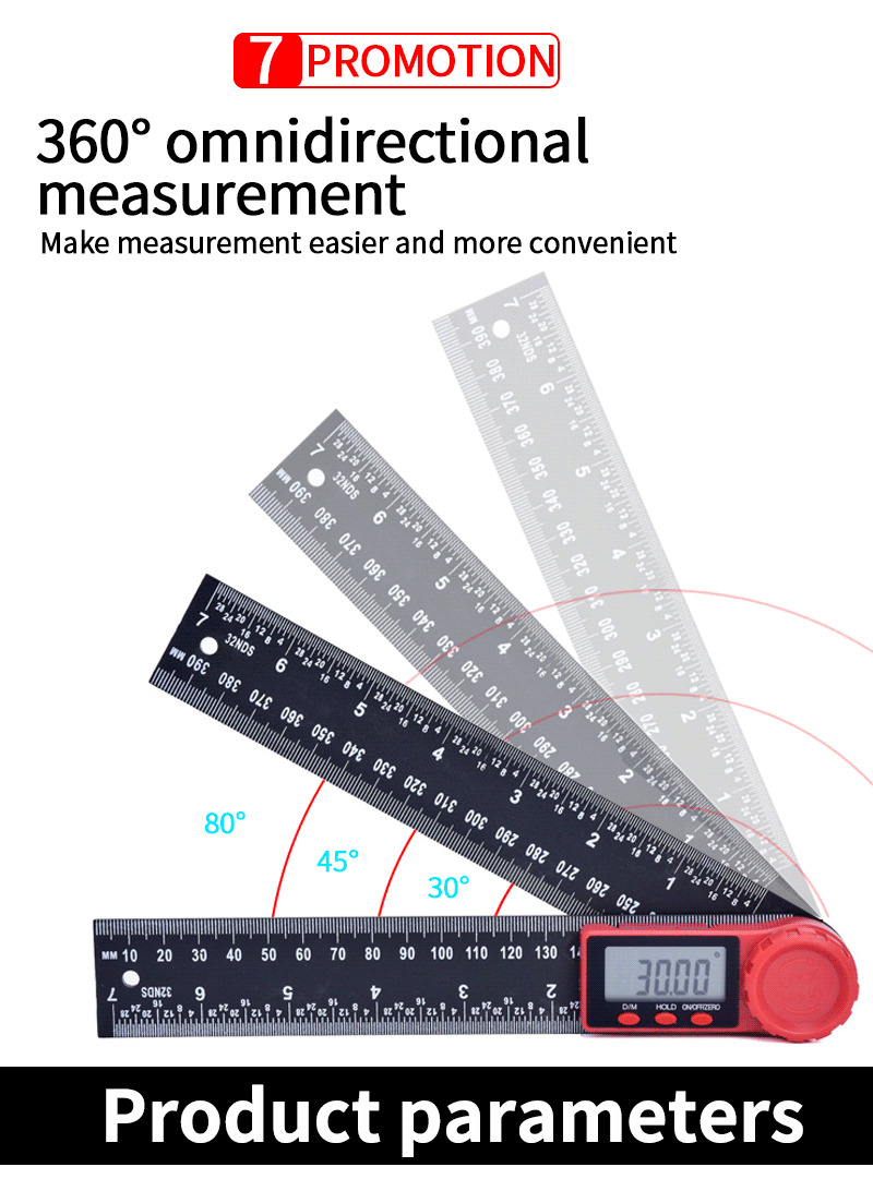 0-200mm-0-300mm-360-deg-LCD-Display-Carbon-Fiber-Digital-Angle-Ruler-Inclinometer-Electron-Goniomete-1526888-6