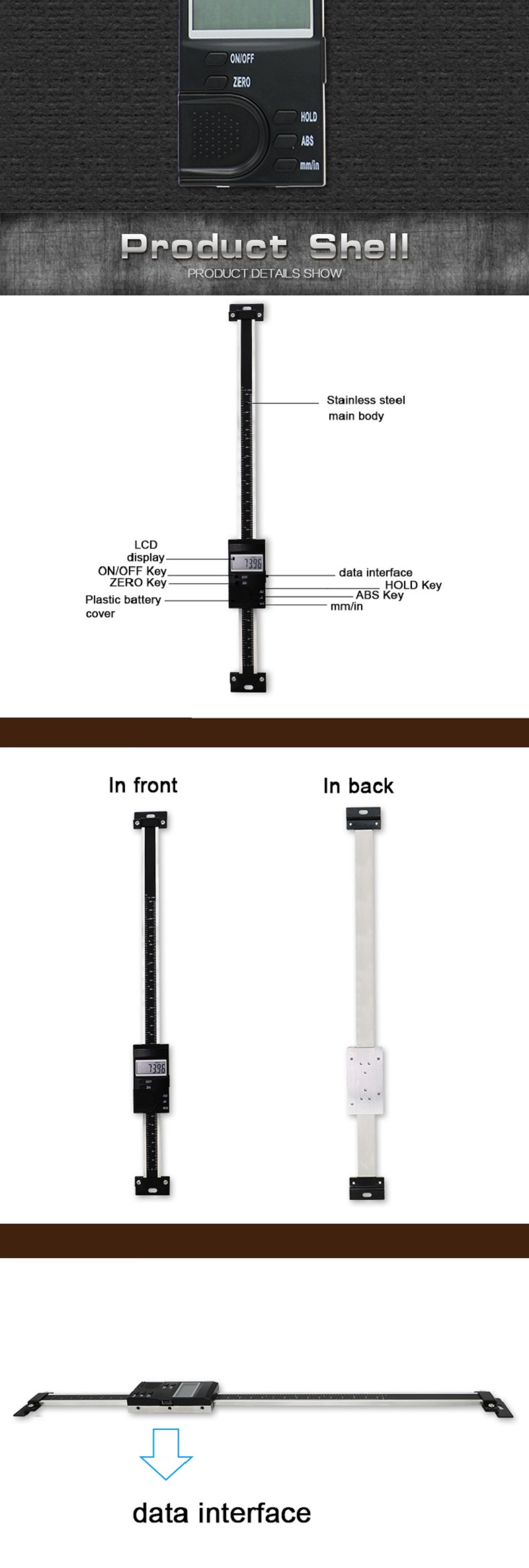 0-300mm-Vertical-Type-Digital-Stainless-Steel-Linear-Scale-Ruler-Measuring-instrument-Tools-Vertical-1741799-4