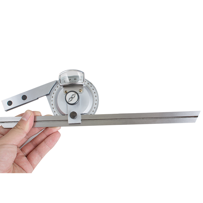 0-360deg-Stainless-Steel-Universal-Bevel-Protractor-Angle-Finder-Angular-Dial-Ruler-Goniometer-with--1137356-3