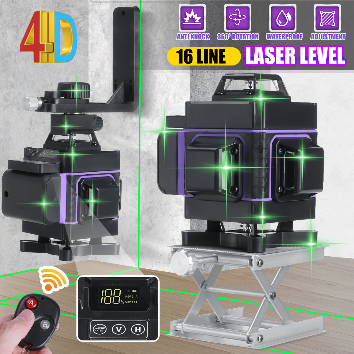 16-Line-4D-Laser-Level-Green-Light-Auto-Self-Leveling-Cross-360deg-Rotary-Measuring-1886628-1