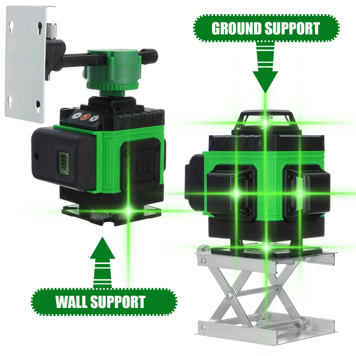 16128-Line--4D-360deg-Horizontal-Vertical-Cross-Green-Light-Laser-Level-Self-Leveling-Measure-Super--1869654-3