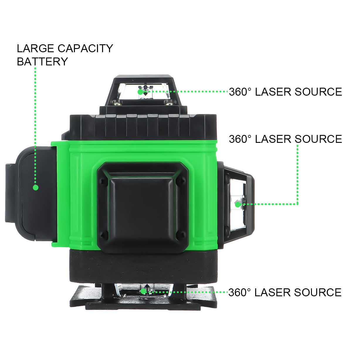 16128-Line--4D-360deg-Horizontal-Vertical-Cross-Green-Light-Laser-Level-Self-Leveling-Measure-Super--1869654-4