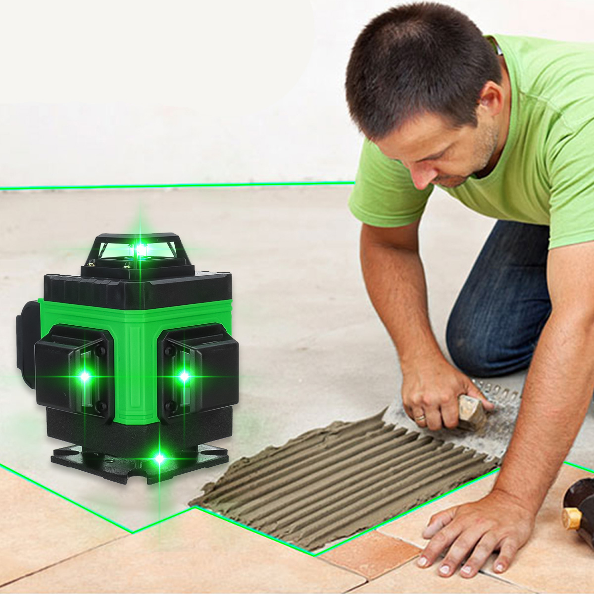 16128-Line--4D-360deg-Horizontal-Vertical-Cross-Green-Light-Laser-Level-Self-Leveling-Measure-Super--1869654-10