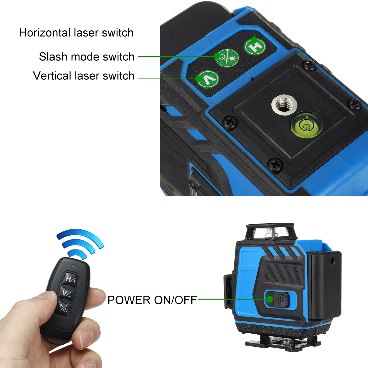 16128-Line-360deg-Horizontal-And-Vertical-Laser-Level-Self-Leveling-Measurement-Super-Strong-Green-L-1893775-4