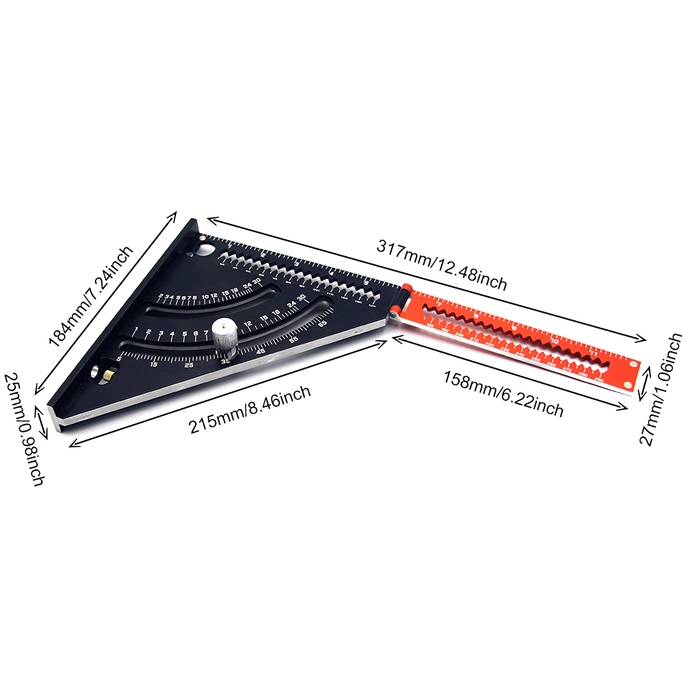 2-In-1-Folding-Aluminum-Alloy-Extendable-Arm-Work-Durable-Carpentry-Multifunctional-Triangle-Square--1786584-10