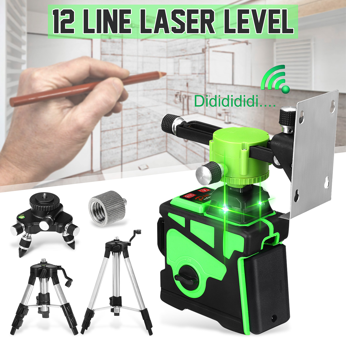 3D-12-Line-Green-Light-Laser-Level-Digital-Self-Leveling-360deg-Rotary-Measure-1665156-1