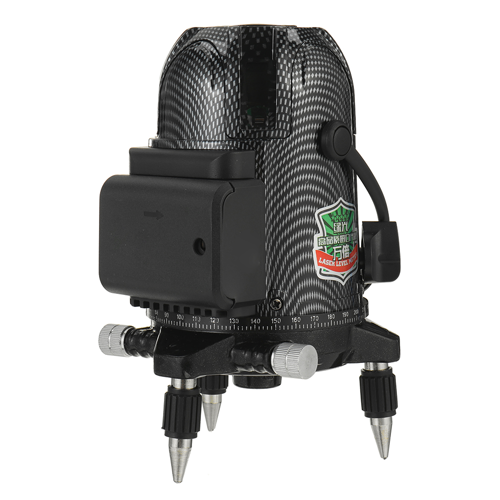 5-line-Green-Light-Laser-Level-360deg-Electroplating-Multi-color-Shell-Laser-Level-with-Base-1910685-1