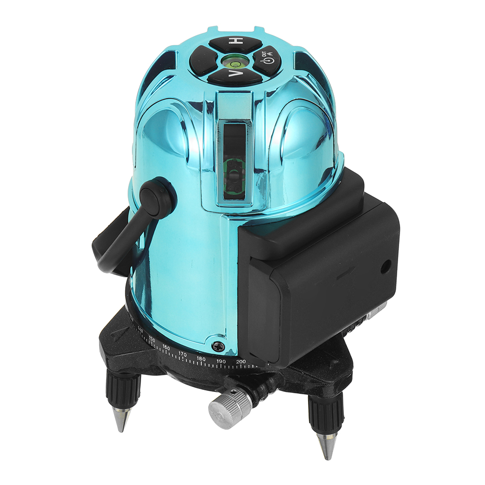5-line-Green-Light-Laser-Level-360deg-Electroplating-Multi-color-Shell-Laser-Level-with-Base-1910685-4