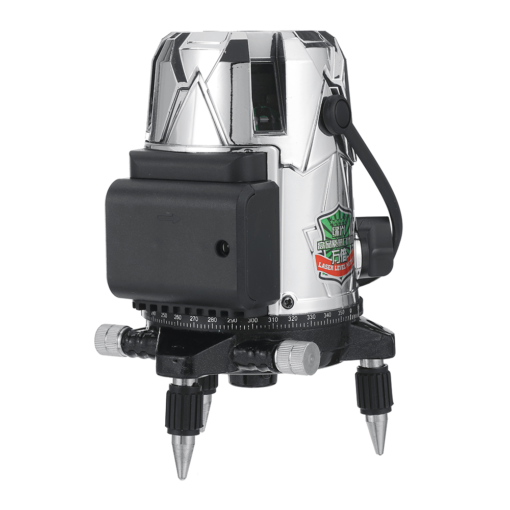 5-line-Green-Light-Laser-Level-360deg-Electroplating-Multi-color-Shell-Laser-Level-with-Base-1910685-5